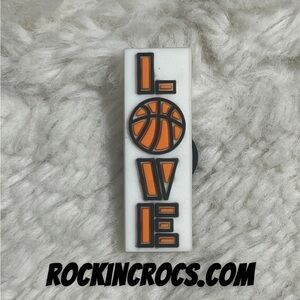 Basketball Croc Charm
